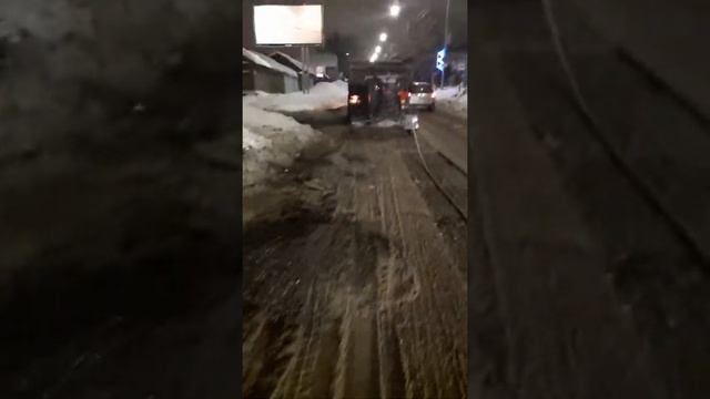 Решили снег накрыть асфальтом 19 01 2019 Это САРАТОВ смотреть онлайн