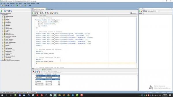 Проверка значений NULL. Оператор IS NULL и IS NOT NULL в SQL