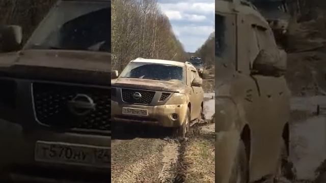 Nissan Patrol Y62 - Off Road - 2 Патрола это сила смотреть онлайн