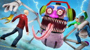 КОШМАРНЫЙ ДИДЖЕЙ ОХОТИТСЯ НА НАС! ОПАСНЫЙ АНИМАТРОНИК ПРОТИВ ЛЮДЕЙ! ВЫЖИТЬ В ЛЕСУ В Garry`s Mod