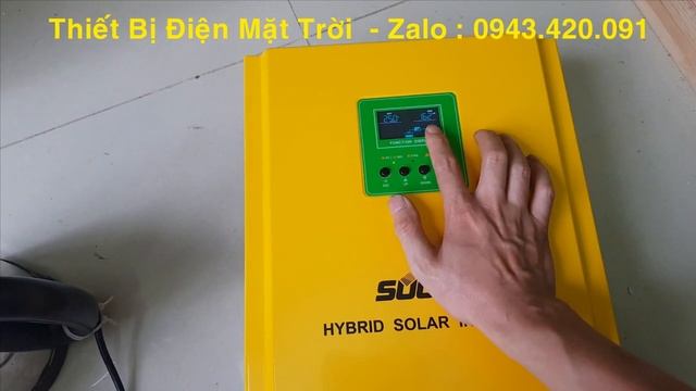 Inverter áp Cao 3kw Suoer Giá Cực Tốt Cho Các Bác Lắp đặt điện Mặt Trời