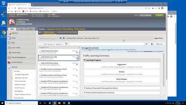 BIG-IP AWAF Exercise 45 - Use WebSocket Protection w/ F5 BIG-IP Adv WAF (formerly ASM) смотреть онлайн
