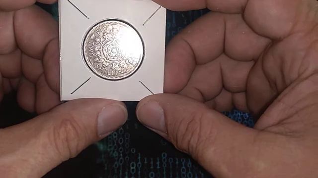 2 шиллинга Великобритании 1956г. 2 shillings England 1956.🇬🇧 смотреть онлайн
