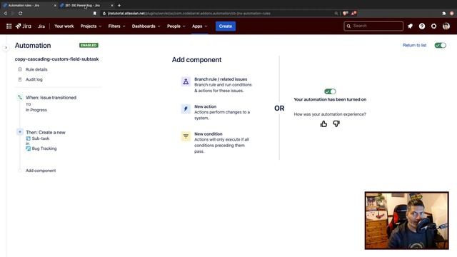 Jira Cloud Automation - Copy cascading select list to sub task смотреть онлайн