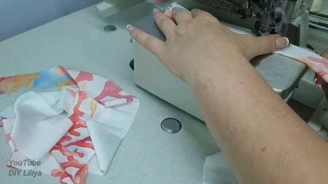 DIY Сшить блузку из шелка своими руками за 30 минут. Простой крой и пошив. смотреть онлайн
