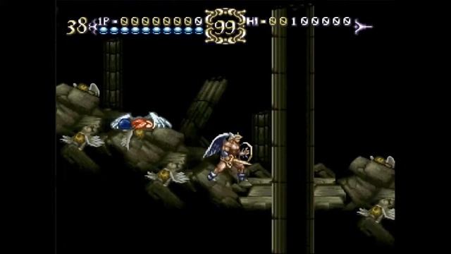 Actraiser 2 Hidden Level, Boss from Actraiser 1 and cheat code смотреть онлайн