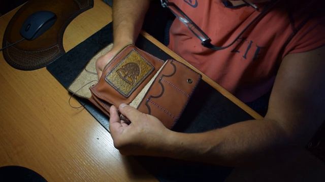 Чем лучше полировать Кожу. Женский портмоне 3ч. Эксклюзивные изделия из кожи. смотреть онлайн