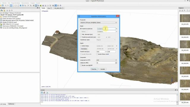 2 - EXPORTAR ORTOFOTO AGISOFT смотреть онлайн