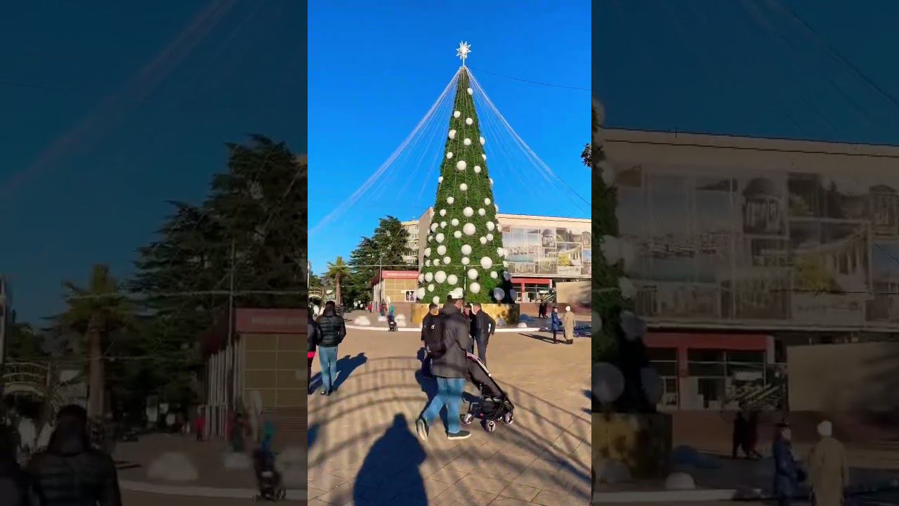 Сочи сегодня. Центральная Новогодняя ёлка. #сочи #отдыхвсочи смотреть онлайн