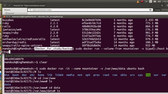 Docker Backup data from data container 1 смотреть онлайн