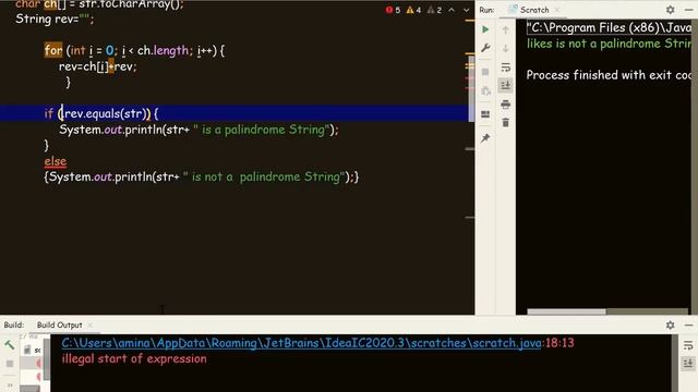 Palindrome String in Java|| How to find palindrome string in Java||Java Tutorial for beginners смотреть онлайн