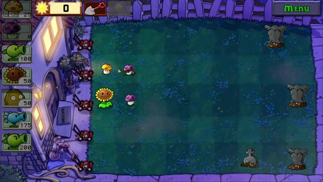 PLANTS VS ZOMBIES #3 наступила ночь! смотреть онлайн