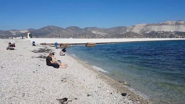 #Новороссийск. Погода. 16.10.2018 ЖАРА НО НИКТО НЕ КУПАЕТСЯ. Центральный пляж смотреть онлайн