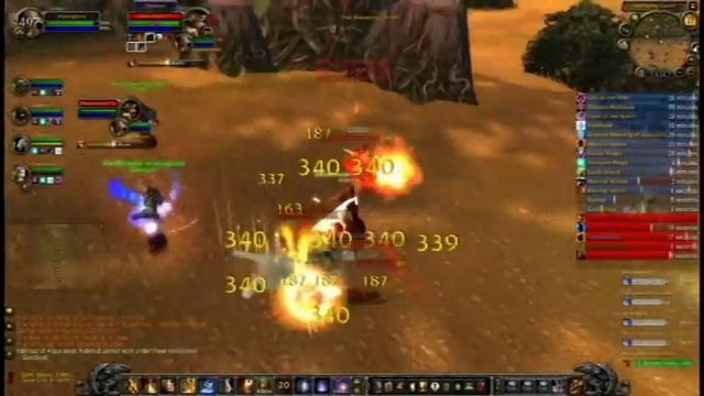WoW Fire Mage PVP - Slow Fall 1v4 and 1v5 Battle at the Resto Hut смотреть онлайн
