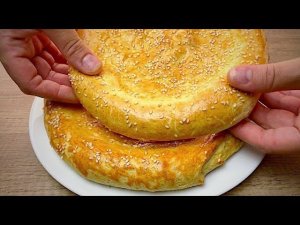 Без ДРОЖЖЕЙ и без ЯИЦ! Всего из 3-х ИНГРЕДИЕНТОВ! Пеку эти Лепешки КАЖДЫЙ ДЕНЬ вместо Хлеба