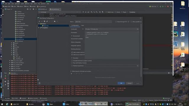 Setup Debug ODOO pycharm windows 10 _ Как запустить ODOO 13 в Pycharm для Отладки смотреть онлайн