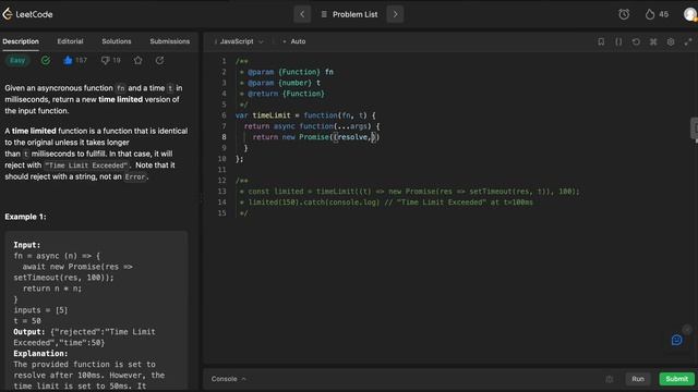Day 12. LeetCode 2637. Promise Time Limit. Daily JS challenge смотреть онлайн