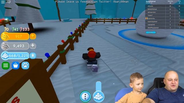 Симулятор СНЕГОВИКА в ROBLOX! НАШ ГИГАНТСКИЙ СНЕГОВИК и много ПИТОМЦЕВ смотреть онлайн
