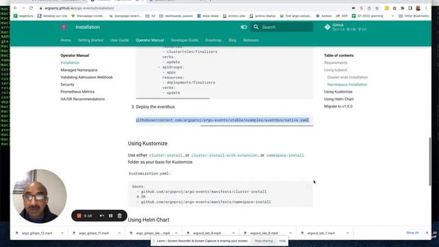 ARGO GitOps Lab #13 : Install Argo Event Bus on a Kubernetes Cluster and verify CRD & statefulset смотреть онлайн