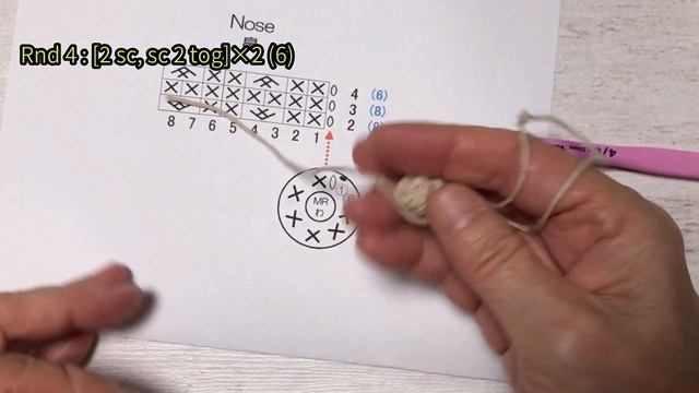 【かぎ針編み?】ノーム（森の妖精）のあみぐるみ Crochet Cute Gnome Amigurumi