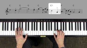 Amazing Grace - How to Improvise Piano Accompaniment - Intermediate Tutorial - Hoffman Academy