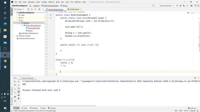 Java урок - 17.1.10 Дженерики. Ограничения дженериков смотреть онлайн
