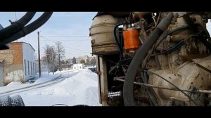 МАЗ.Удары в рулевой.