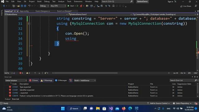 CONNECTION TO MYSQL IN VISUAL STUDIO 2022 | C# MySQL WORKBENCH смотреть онлайн
