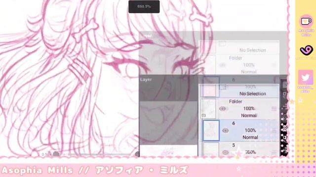 【SPEEDPAINT】Sketch Commission | Pink Neko \\ timelapse смотреть онлайн