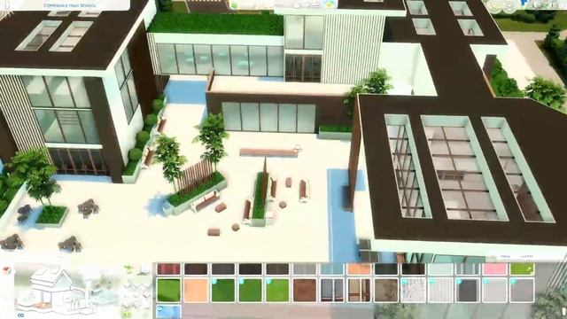 High School | The Sims 4 Speed Build | No CC | High School Years смотреть онлайн