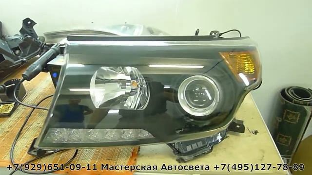 Land Cruiser 200 замена стекла фар или как увеличить видимость на дороге на 90% смотреть онлайн