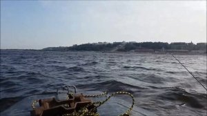 Лодка "ВОРОНЕЖ" испытание волной.