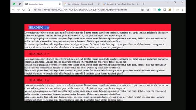 Accordion collapse । Accordion drop-down । Responsive accordions смотреть онлайн