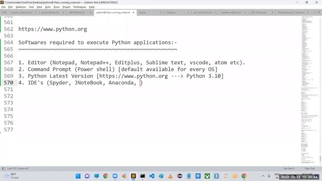 PYTHON tutorials || Demo - 2 || by Mr. Prakash Babu On 13-10-2022 @10AM IST смотреть онлайн