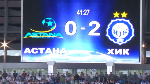 Астана - Хик. Репортаж с отборочного матча Лиги чемпионов