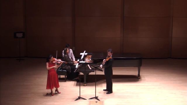 D. Milhaud Sonata For Two Violins And Piano, Op. 15, 1st Mvt