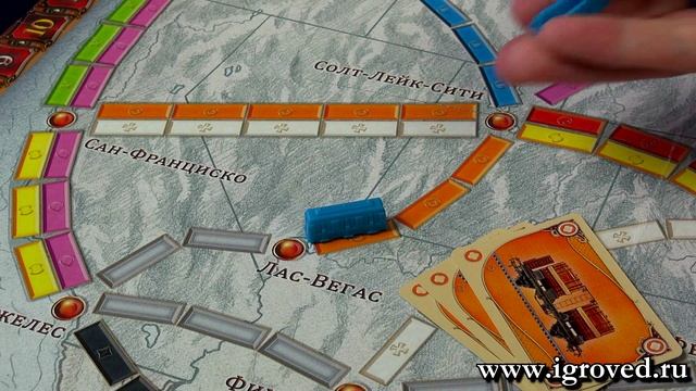Билет на поезд по Америке (Ticket to ride). Обзор настольной игры от Игроведа. смотреть онлайн