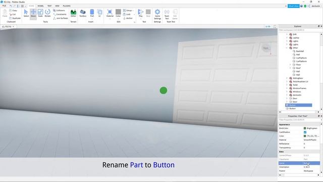 How to make a Car Dealership in Roblox Studio - Part 2 | Building | Garage doors смотреть онлайн
