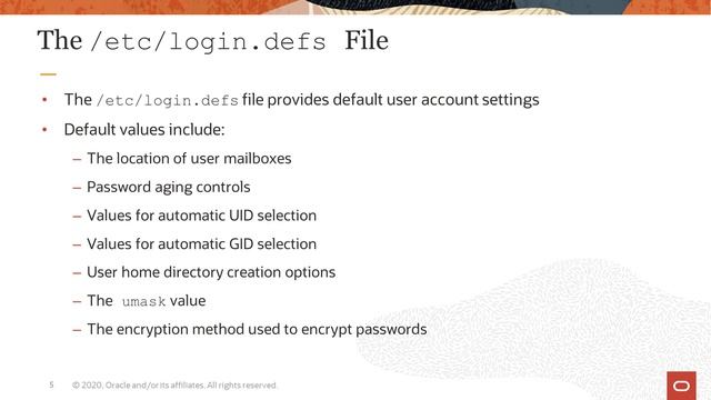 02. Oracle Linux 8 - Password Aging and Su смотреть онлайн