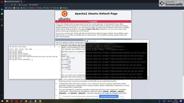 Instalar LAMP, Apache2, MySQL, phpMyAdmin no Ubuntu 16.04 смотреть онлайн