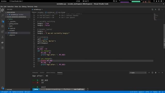 Understanding Python: Variables смотреть онлайн