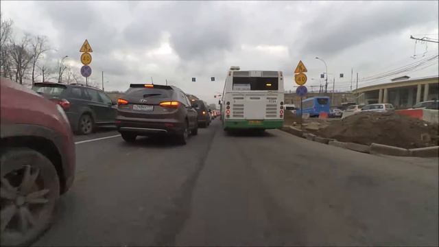 Передвижение на велосипеде по Москве смотреть онлайн