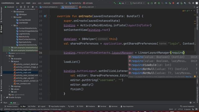 ANDROID com KOTLIN 2023 - #59 - App Lista Telefónica - RecyclerView - parte 2 смотреть онлайн