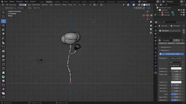 Делаем ДЕРЕВО в 3D / Blender 3.2.0 смотреть онлайн