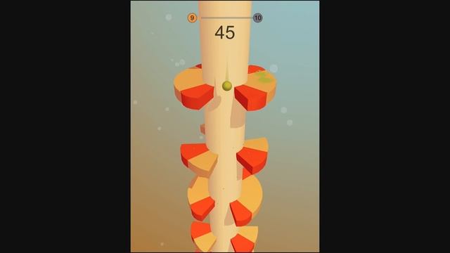 Helix Jump - Gameplay Walkthrough Part 1 - LVL 2- 12 (iOS, Android) смотреть онлайн