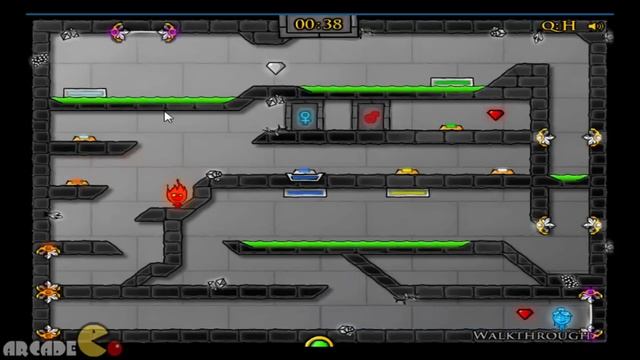 Огонь и Вода 4 В Хрустальном Храме прохождение смотреть онлайн