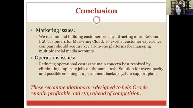 Oracle Issues Analysis Conclusion смотреть онлайн