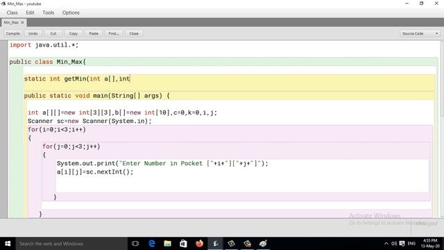 Java Program Find Maximum and Minimum Number Upper Triangular Matrix Lower Triangular Matrix смотреть онлайн