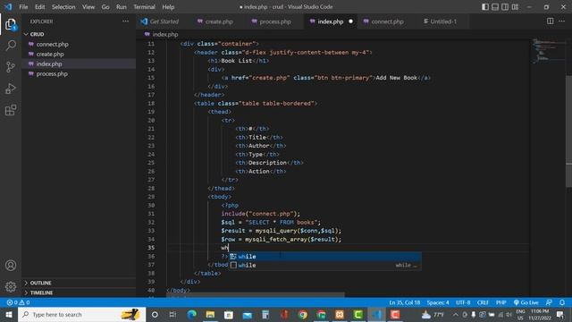 CRUD Operations in PHP & MySQL | Create , Read, Update, Delete. смотреть онлайн