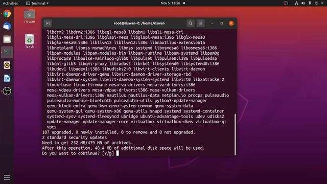 CARA UPDATE SYSTEM LINUX UBUNTU 20.04 смотреть онлайн